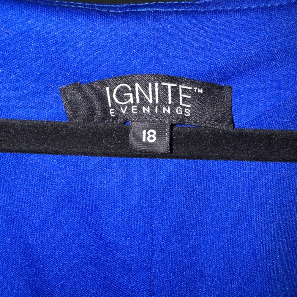 Ignite Royal Blue Evening Dress - Picture 2 of 8
